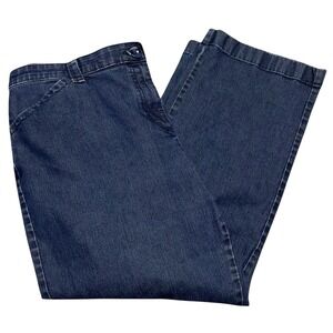 L.L. Bean Womens Classic Fit Jeans Size 20 Regular Dark Wash Denim